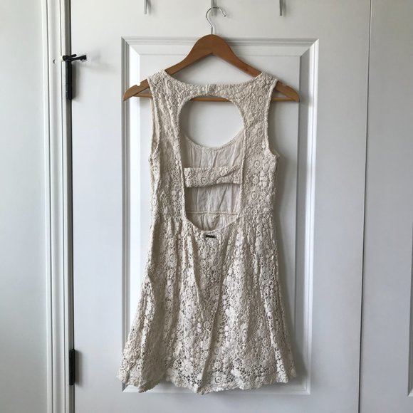 Billabong Cream Lace Sundress - Picture 3 of 4